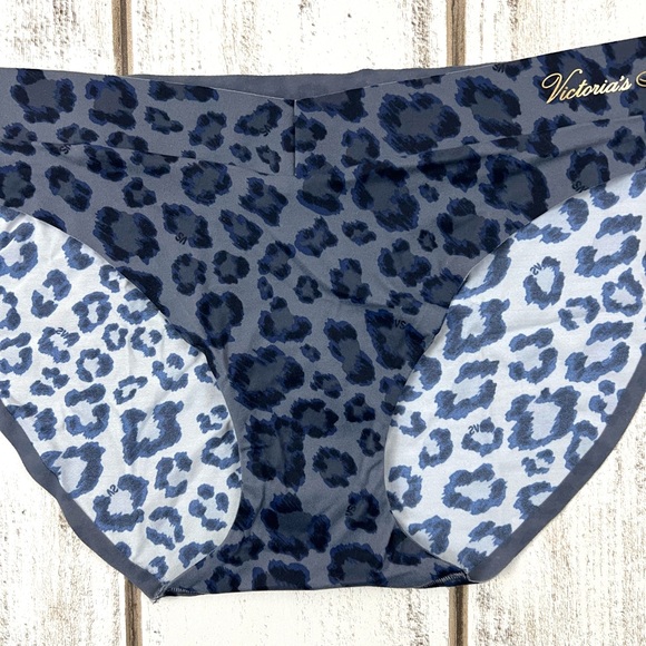 Victoria’s Secret Incredible Seamless Bikini Pantie Medium Gray Leopard - Picture 6 of 8